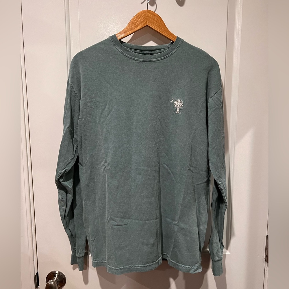 South Carolina Palm Tree Moon Insignia Long Sleeve T Shirt